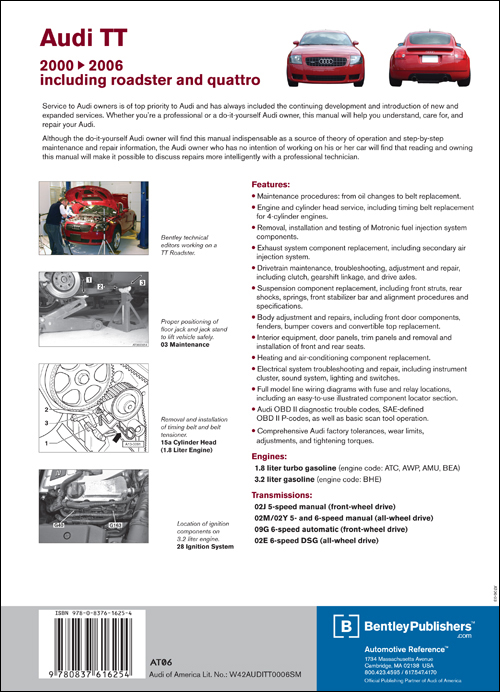 Audi A6 (C5) Service Manual: 1998-2004 back cover