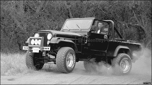 Fig. 17-1. Josh Solomon's modified CJ-8 Scrambler features approved aftermarket modifications including EFI. Know what parts are legal before you begin modifying your engine or planning an engine conversion.
Chapter 17 - Engine Performance and Modifications
