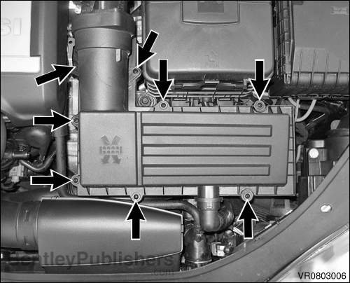 Air filter replacement for 2008 and later GTI models.