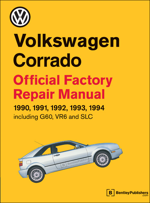 Volkswagen Corrado Official Factory Repair Manual: 1990-1994 front cover