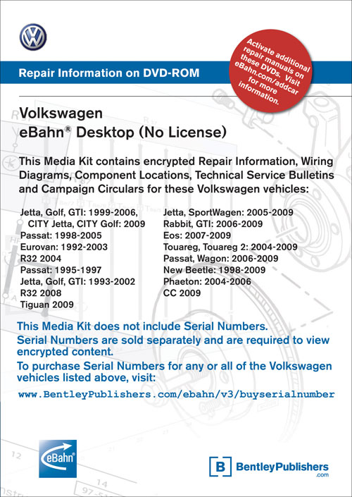 Volkswagen eBahn� Media Kit (No License) front cover