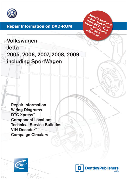 Volkswagen Jetta: 2005-2007 Repair Manual on DVD-ROM front cover